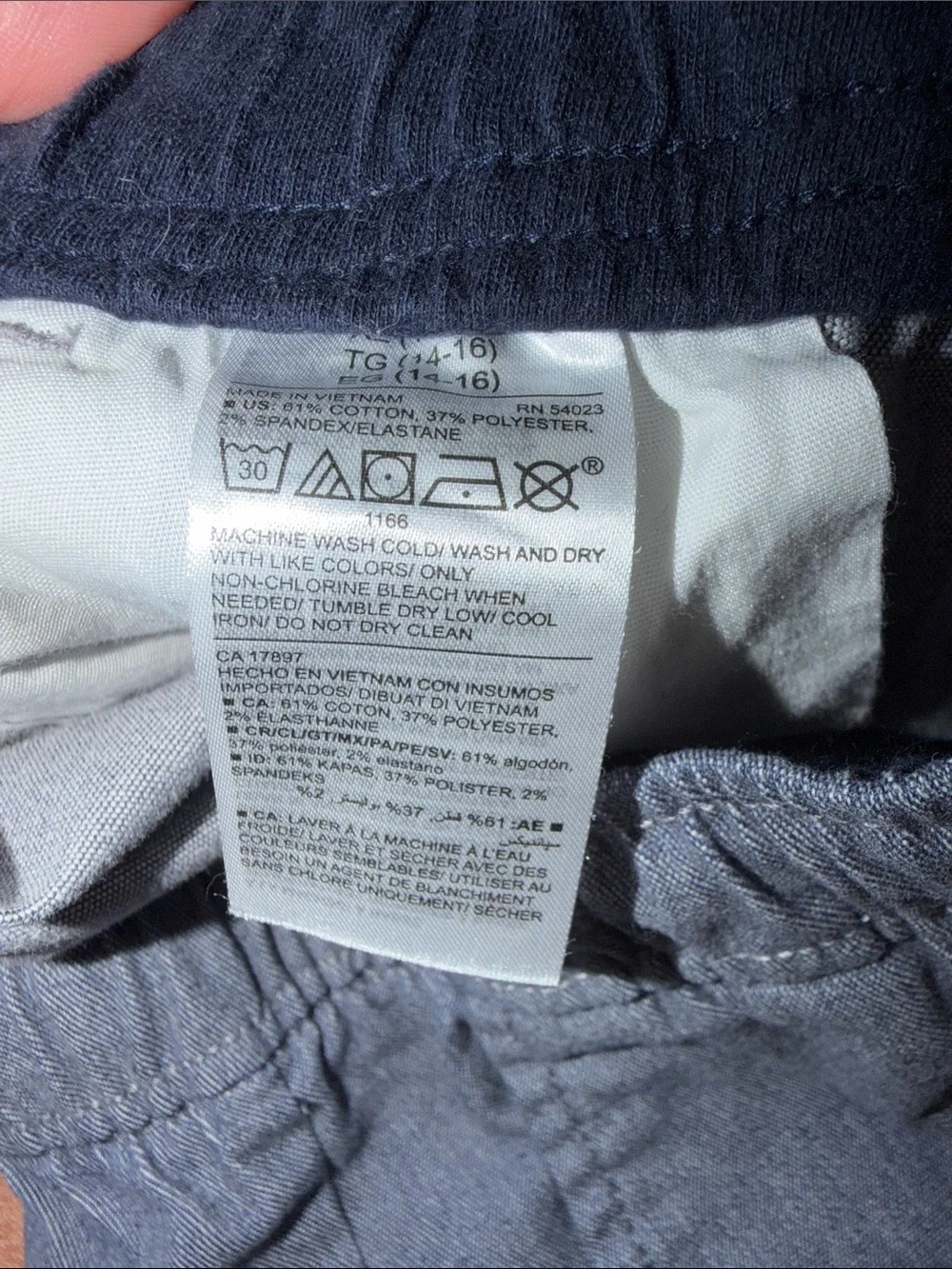 Old Navy Boys Casual Drawstring Pants in Slate Blue